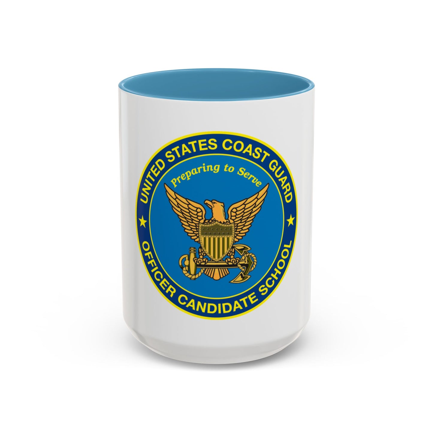 USCG Officer Candidate School (U.S. Coast Guard) Accent Coffee Mug