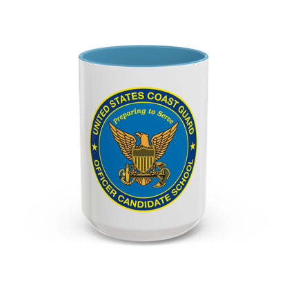 USCG Officer Candidate School (U.S. Coast Guard) Accent Coffee Mug