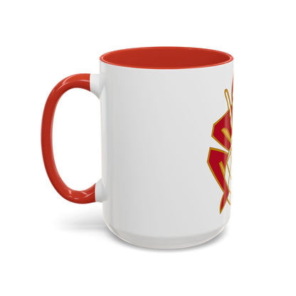 64 Engineer Battalion (U.S. Army) Accent Coffee Mug