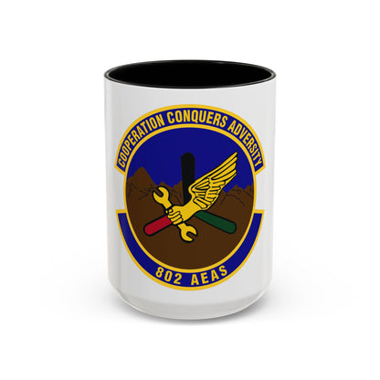 802d Air Expeditionary Advisory Squadron (U.S. Air Force) Accent Coffee Mug