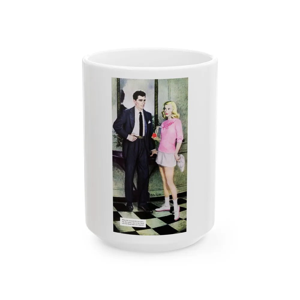 Come Be My Love (2), Saturday Evening Post, August 2, 1947 - White Coffee Mug-15oz-Go Mug Yourself