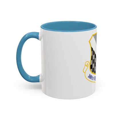 140th Medical Group (U.S. Air Force) Accent Coffee Mug