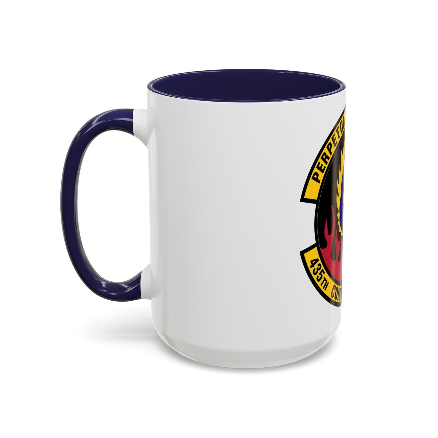 435th Communications Squadron (U.S. Air Force) Accent Coffee Mug