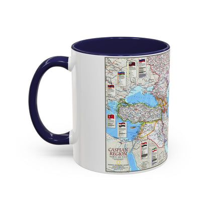 Caspian Region- Promise and Peril (1999) (Map) Accent Coffee Mug