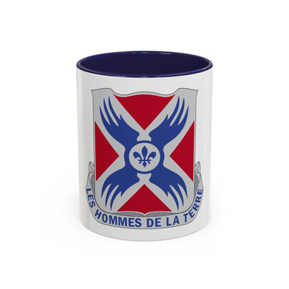 877 Engineer Battalion (U.S. Army) Accent Coffee Mug