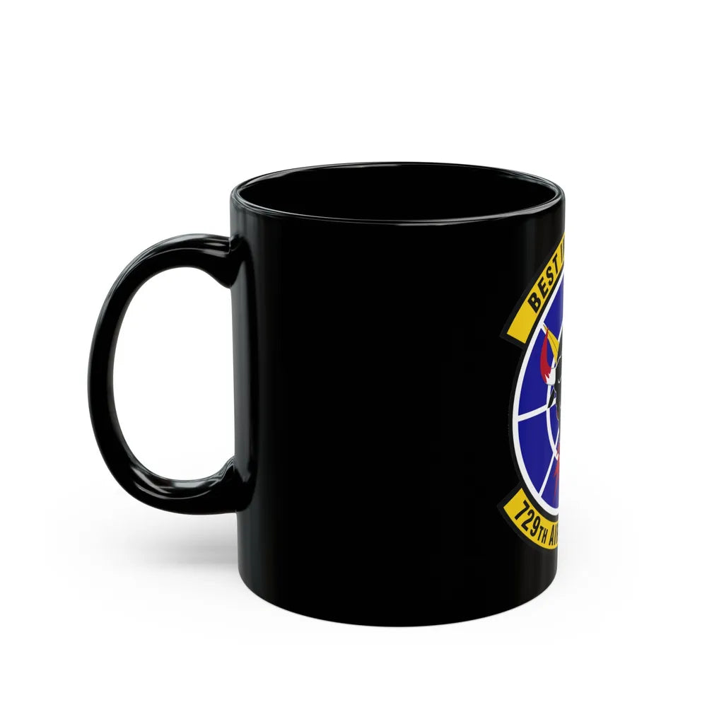 729 Air Control Squadron ACC (U.S. Air Force) Black Coffee Mug-Go Mug Yourself