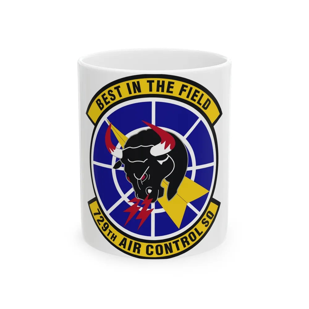 729 Air Control Squadron ACC (U.S. Air Force) White Coffee Mug-11oz-Go Mug Yourself