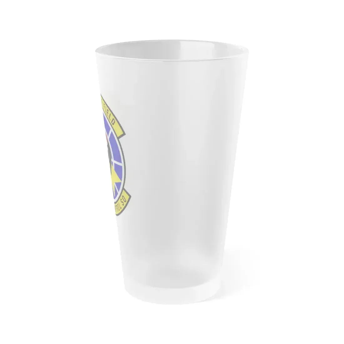 729 Air Control Squadron ACC (U.S. Air Force) Frosted Pint Glass 16oz - Go Mug Yourself