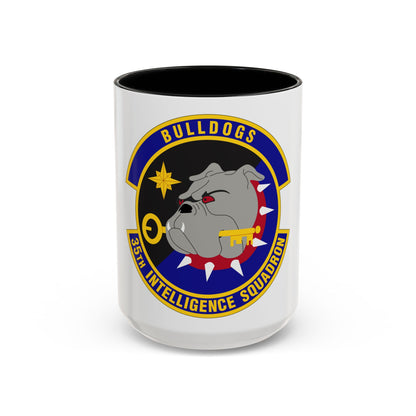 35 Intelligence Squadron AFISRA (U.S. Air Force) Accent Coffee Mug