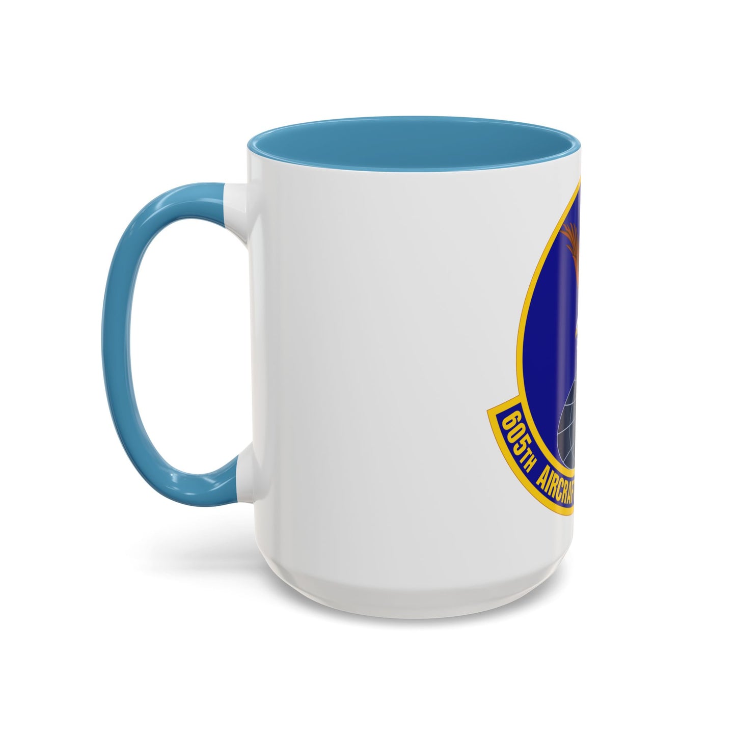 605 Aircraft Maintenance Squadron AMC (U.S. Air Force) Accent Coffee Mug
