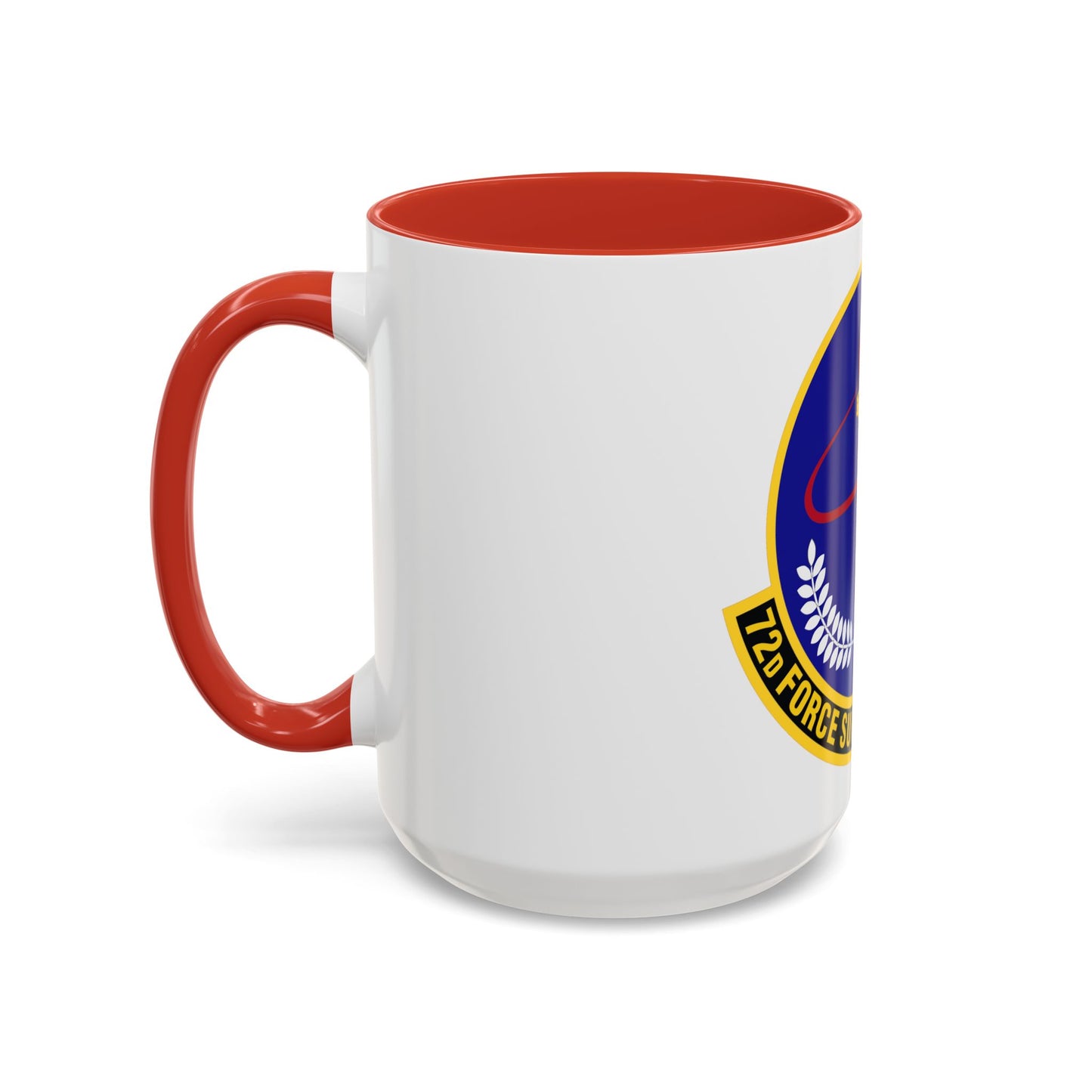 72d Force Support Squadron (U.S. Air Force) Accent Coffee Mug