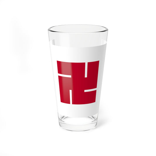 Flag of Hirosaki Aomori (Japan) Pint Glass 16oz