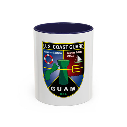 USCG Marianas Sect MSO Guam (U.S. Coast Guard) Accent Coffee Mug