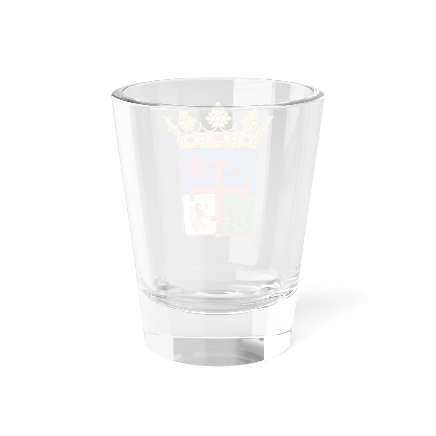 ESCUDO DE SANTA CRUZ DE LA SIERRA BOLIVIA (Equatorial Guinea) (Coat of Arms) Shot Glass 1.5oz