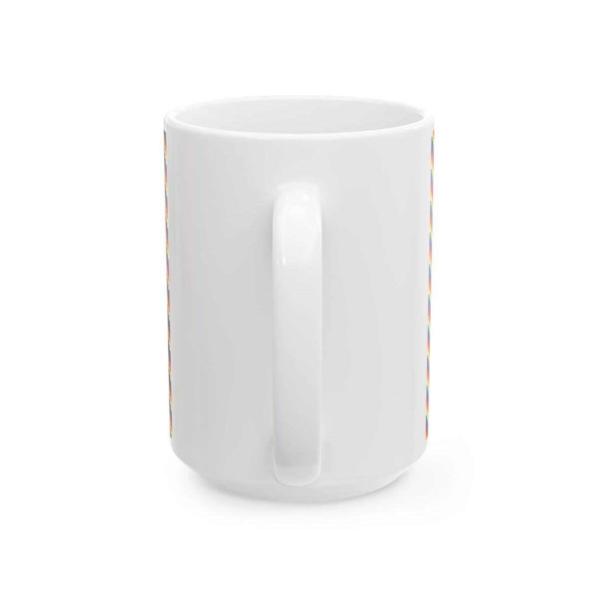 Wiphala big (Bolivia) White Coffee Mug
