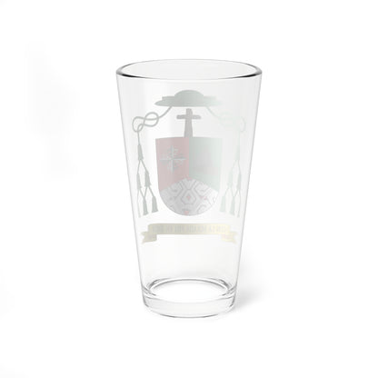 Escudo de David Martínez de Aguirre Guinea (Spain) (Coat of Arms) Pint Glass 16oz