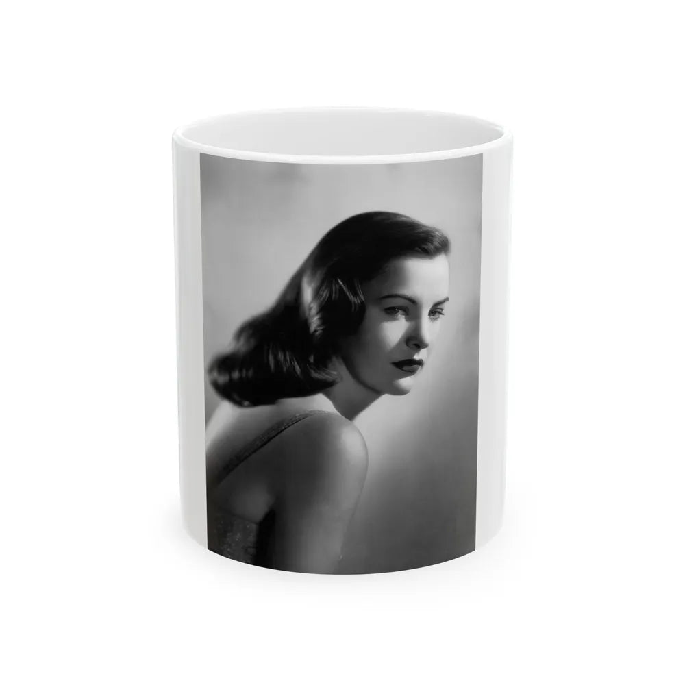 Ella Raines #166 (Vintage Female Icon) White Coffee Mug-11oz-Go Mug Yourself