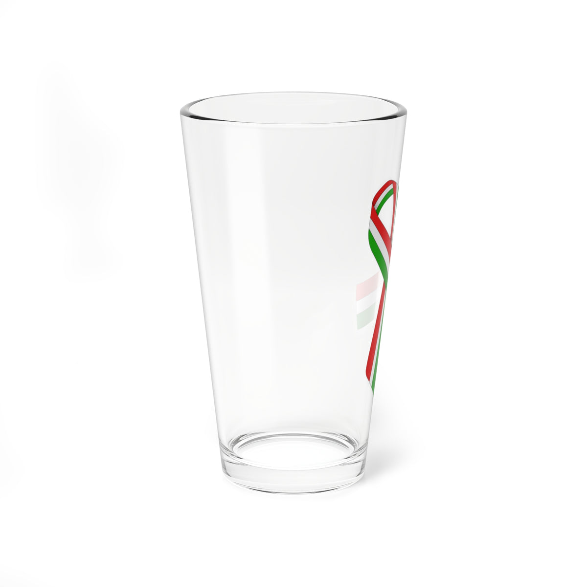 Hungary and Tajikistan ribbon (Tajikistan) Pint Glass 16oz