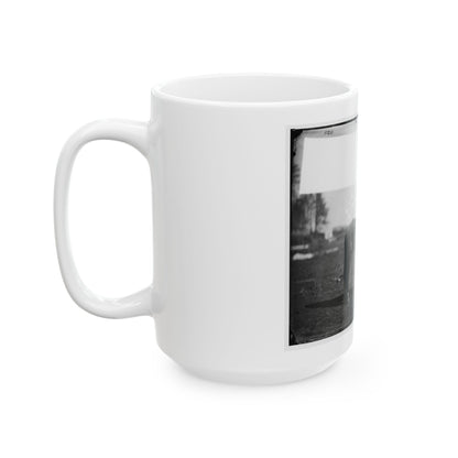 Brandy Station, Virginia. Capt. Beckwith's Horse, Headquarters, Army Of The Potomac (U.S. Civil War) White Coffee Mug