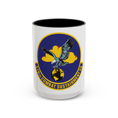 519th Combat Sustainment Squadron (U.S. Air Force) Accent Coffee Mug