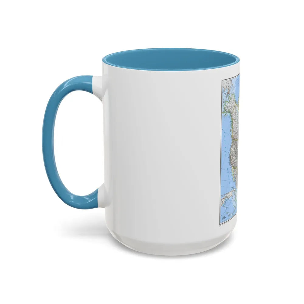 North America (2005) (Map) Accent Coffee Mug-Go Mug Yourself