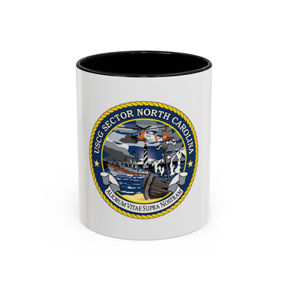 USCG Secctor North Carolina (U.S. Coast Guard) Accent Coffee Mug