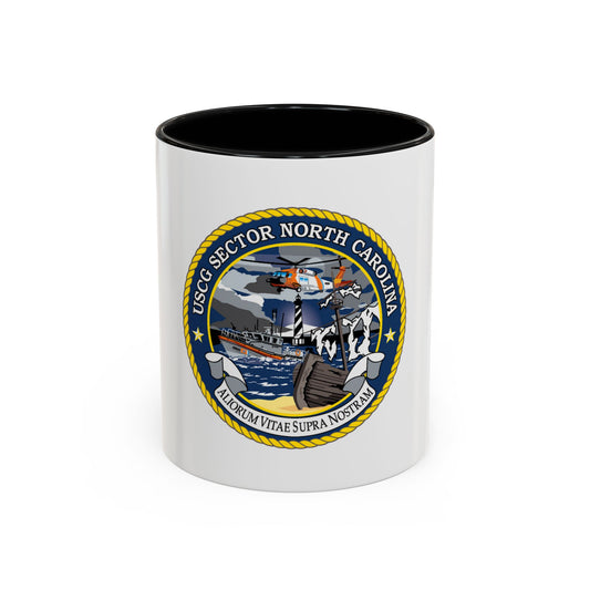 USCG Secctor North Carolina (U.S. Coast Guard) Accent Coffee Mug