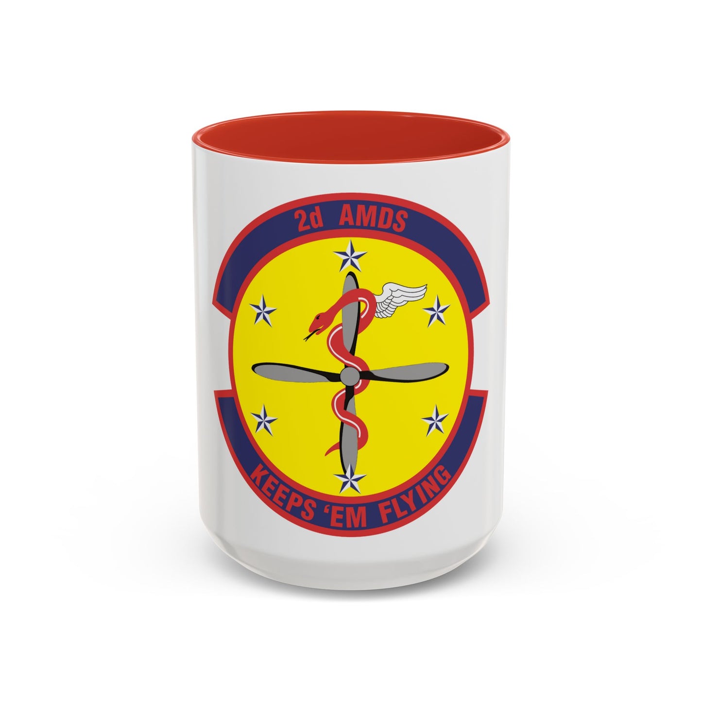 2d Aerospace Medical Squadron (U.S. Air Force) Accent Coffee Mug