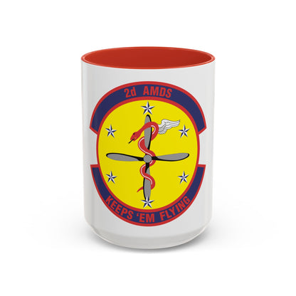 2d Aerospace Medical Squadron (U.S. Air Force) Accent Coffee Mug