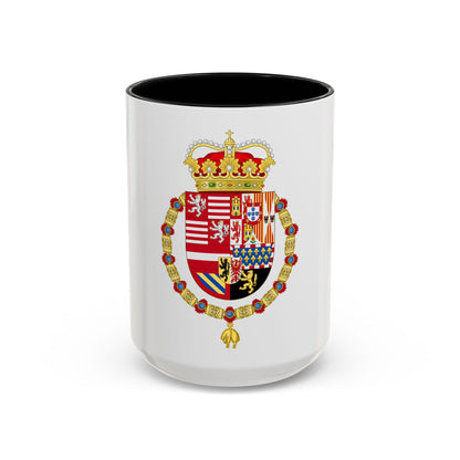 Coat of Arms of Archduke Albert of Austria as Governor-Monarch of the Low Countries - Accent Coffee Mug