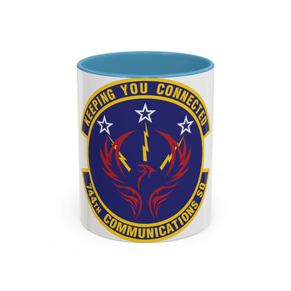 744th Communications Squadron (U.S. Air Force) Accent Coffee Mug