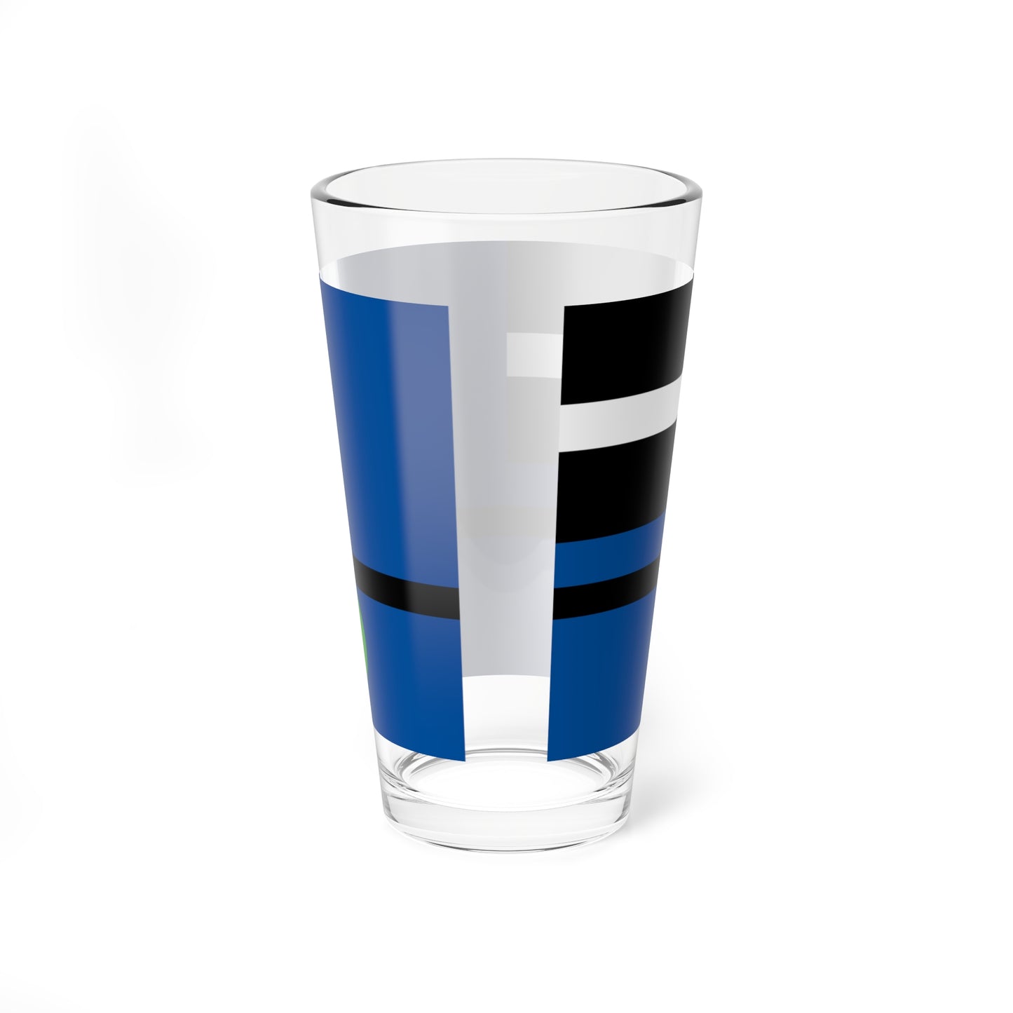 Flag of Tangier Virginia (United States) Pint Glass 16oz