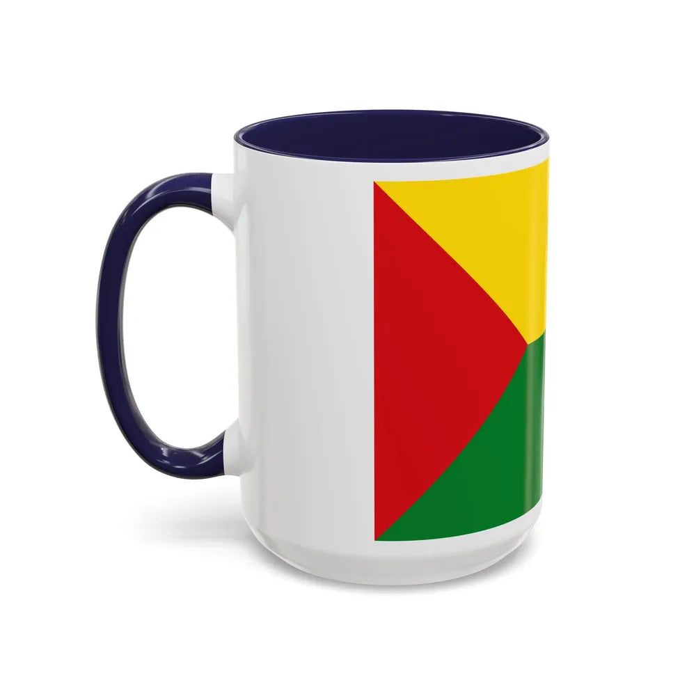 Flag of Abejorral Colombia - Accent Coffee Mug-Go Mug Yourself