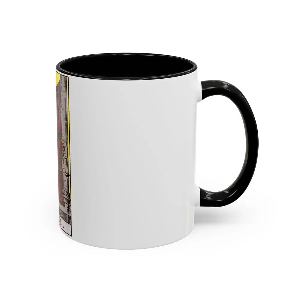 Justice (Tarot Card) Accent Coffee Mug-Go Mug Yourself