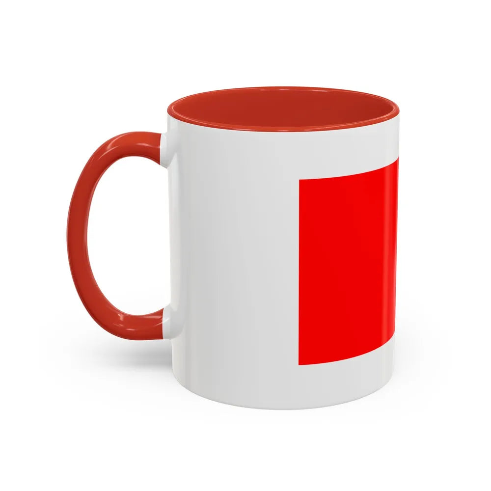 Flag of Hamrun Malta - Accent Coffee Mug-Go Mug Yourself