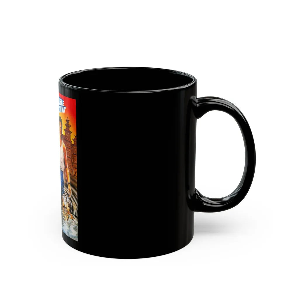 BIG TROUBLE IN LITTLE CHINA (GERMAN) 1986 Movie Poster - Black Coffee Mug-Go Mug Yourself