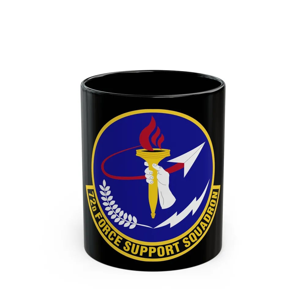 72d Force Support Squadron (U.S. Air Force) Black Coffee Mug-11oz-Go Mug Yourself