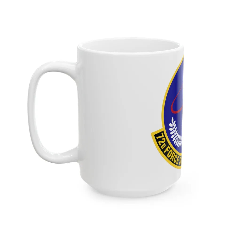 72d Force Support Squadron (U.S. Air Force) White Coffee Mug-Go Mug Yourself