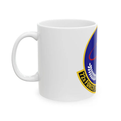 72d Force Support Squadron (U.S. Air Force) White Coffee Mug-Go Mug Yourself