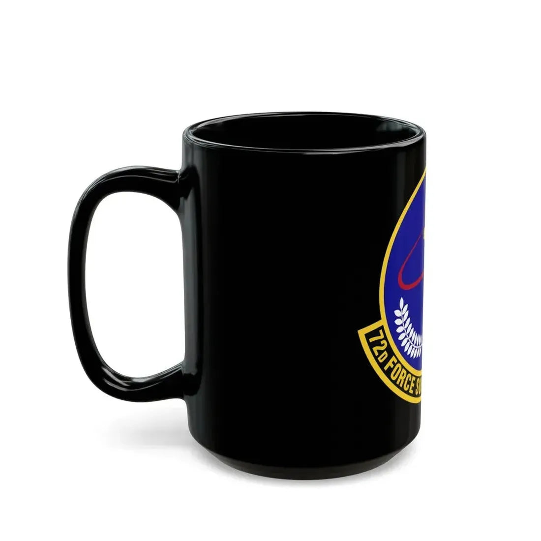 72d Force Support Squadron (U.S. Air Force) Black Coffee Mug - Go Mug Yourself