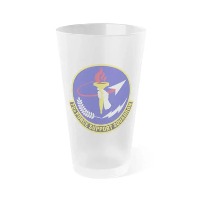 72d Force Support Squadron (U.S. Air Force) Frosted Pint Glass 16oz Default Title - Go Mug Yourself