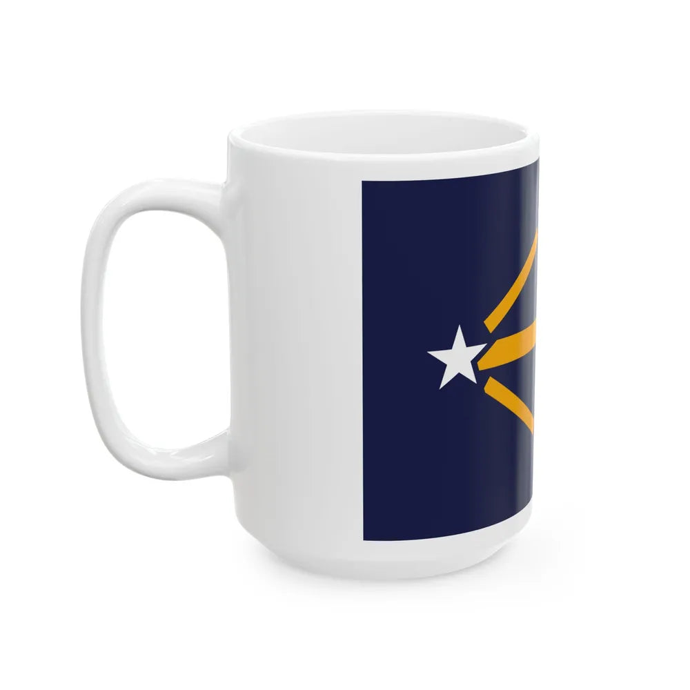 Flag of Imperial Japanese Antarctic Expedition - White Coffee Mug-Go Mug Yourself