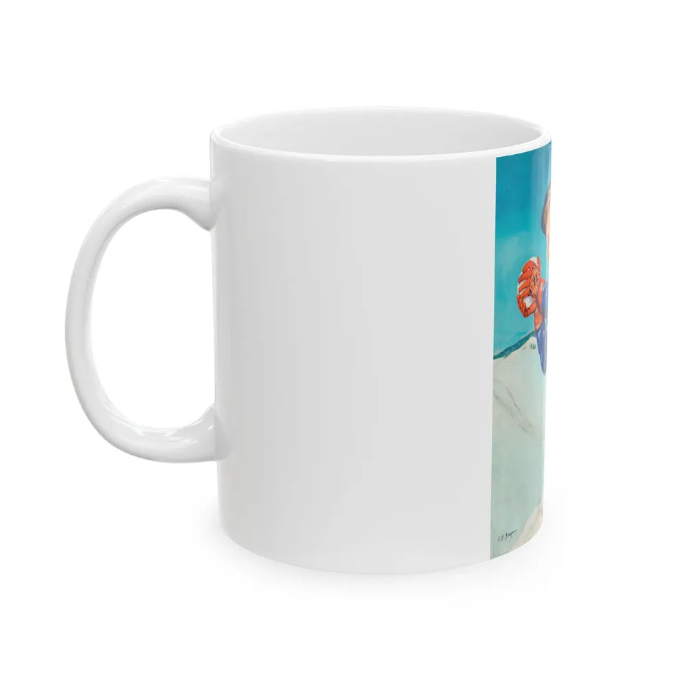 Fun on the Slopes - White Coffee Mug-Go Mug Yourself