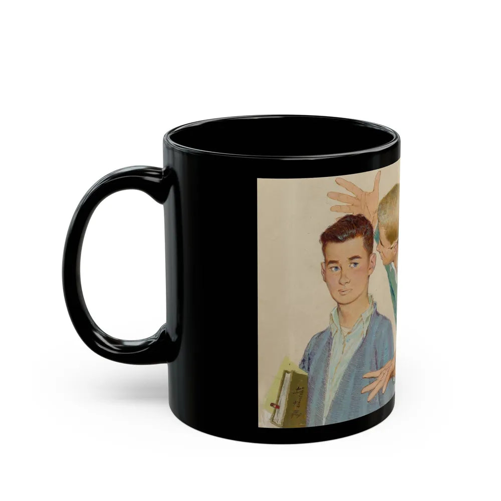 Don't Be Shy, 1958 - Black Coffee Mug-Go Mug Yourself