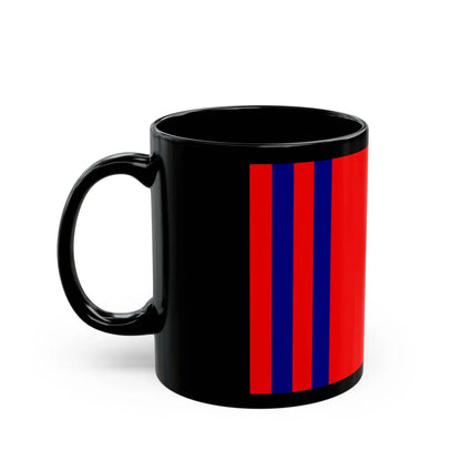 Flag of Volgograd Oblast Russia - Black Coffee Mug-Go Mug Yourself