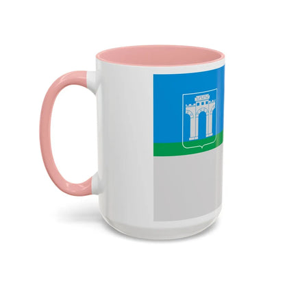 Flag of Rivne Ukraine - Accent Coffee Mug-Go Mug Yourself