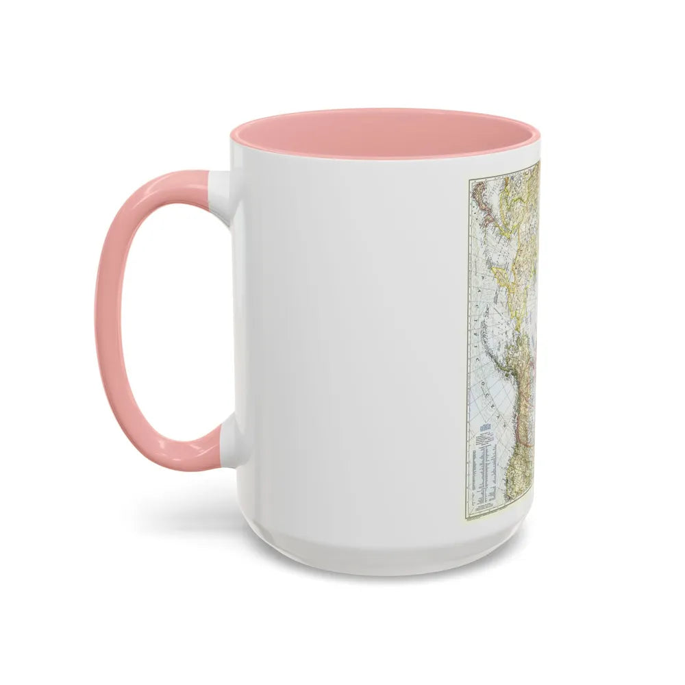 Top Of The World (1949) (Map) Accent Coffee Mug-Go Mug Yourself