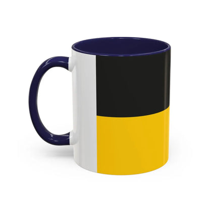 Flag of Gera Germany - Accent Coffee Mug-Go Mug Yourself