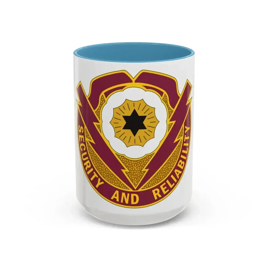 72nd Brigade Support Battalion 72nd BSB (U.S. Army) Accent Coffee Mug 15oz Light Blue - Go Mug Yourself