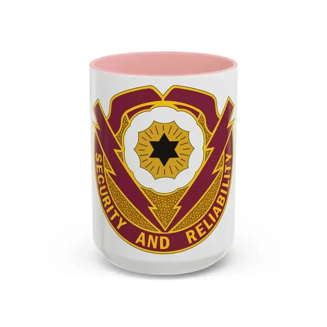 72nd Brigade Support Battalion 72nd BSB (U.S. Army) Accent Coffee Mug 15oz Pink - Go Mug Yourself